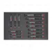 TRAY - SET OF DOUBLE OFFSET RING WRENCHES (INCHES) ANTIDROP ACO - EGA Master