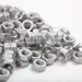 JCB Part No.# 1370/0201D, NUT M8 STD PLAIN - JCB Spare Parts