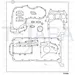 JCB Part No.# 02/203217, KIT-GASKET BOTTOM - JCB Spare Parts