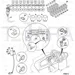 JCB Part No.# 701/58933, ROCKER SWITCH HORN ACTUATOR - JCB Spare Parts