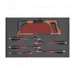 TRAY - SET OF SCREWDRIVERS (MM) AND HACKSAW ANTIDROP ACO - EGA Master