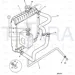 JCB Part No.# 834/00891, RAD - BOTTOM HOSE - JCB Spare Parts