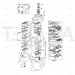 JCB Part No.# 920/01647, KIT, SEAL HYD PUMP - SINGLE - JCB Spare Parts