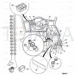 JCB Part No.# 701/58706, (W) (P) SWITCH DECAL R/WORKLAMPS - JCB Spare Parts