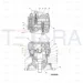 JCB Part No.# LBB0262, RING-BACK UP - JCB Spare Parts