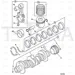JCB Part No.# 02/802694, Bearing big end gr - JCB Spare Parts
