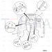 JCB Part No.# 331/35162, (W) (P) (P) FRONT COVER steer column - JCB Spare Parts