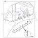 JCB Part No.# 510/86401, OUTER TOEPLT 544mm 456 - JCB Spare Parts