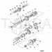 JCB Part No.# 813/10176, GASKET LAYSHAFTCOVER - JCB Spare Parts