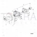JCB Part No.# 7221/53185, BOWEX-KUPPLUNG 65-10" FLE - JCB Spare Parts