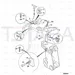 JCB Part No.# 910/60106, CABLE boomlock s/s - JCB Spare Parts