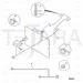 JCB Part No.# 826/10711, CABLE TIE 150mm - JCB Spare Parts