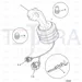 JCB Part No.# 701/60038, LOADER CONT LEVER F - JCB Spare Parts