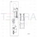 JCB Part No.# 1350/0702, LOCKNUT 3/4 - JCB Spare Parts