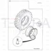 JCB Part No.# 332/R6001, Tyre 10.5/80-18 AT-603 10ply - JCB Spare Parts