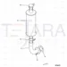 JCB Part No.# 321/10264, Cap rain - JCB Spare Parts