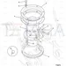 JCB Part No.# 1371/0701D, PLAIN NUT M20 - JCB Spare Parts