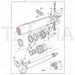 JCB Part No.# 25/223061, PILOT PISTON (SWAY)(ASV017429) - JCB Spare Parts