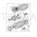 JCB Part No.# 2203/1115, INT CIRCLIP 140mm[1300 14 - JCB Spare Parts