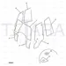 JCB Part No.# 827/80223, (W) (P) FRONT SCREEN.NON BANDED.~BHL P21 - JCB Spare Parts