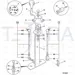 JCB Part No.# 128/14911, KNOB, ASSEMBLY 3 - SWITCH - JCB Spare Parts