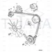 JCB Part No.# 01/124405, V BELT (PAIR) - JCB Spare Parts