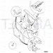 JCB Part No.# 123/07375, LATCH BAR - JCB Spare Parts