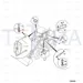 JCB Part No.# 123/04078, (W) (P) (Pre-P) MIRROR-INTERIOR (P512-B - JCB Spare Parts