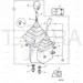 JCB Part No.# 993/65000, Knob assembly yellow - JCB Spare Parts