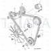 JCB Part No.# 02/201357, HOUSING FAN DRIVE - JCB Spare Parts