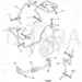 JCB Part No.# 02/802232, Pipe turbo oilfeed - JCB Spare Parts