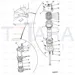 JCB Part No.# 819/00115, SHIM 1.00 MM THICK - JCB Spare Parts