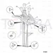 JCB Part No.# 128/12638, GA KNOB  loader aux7 - JCB Spare Parts
