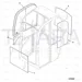 JCB Part No.# 827/80410, REAR LH SIDE GLASS~803 - JCB Spare Parts