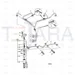 JCB Part No.# 02/201324, PIPE INJECTOR NO.4 - JCB Spare Parts