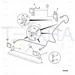 JCB Part No.# 700/50057, SS.P.N700/M1925 HEADLIGHT LHS R/H DIP  - - JCB Spare Parts