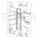 JCB Part No.# 191/00666, SPACER.SHORT.ZINC.506B - JCB Spare Parts