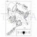 JCB Part No.# 2203/0060, EXTERNAL CIRCLIP 45mm DIA - JCB Spare Parts