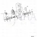 JCB Part No.# 04/801251, FLANGE -OUTPUT - JCB Spare Parts