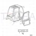 JCB Part No.# 827/80212, RH SIDE GLASS~LDL P68 - JCB Spare Parts