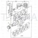 JCB Part No.# 02/201505, PISTON ASSEMBLY - JCB Spare Parts