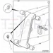 JCB Part No.# 126/00248, GA BUCKET LINK + SHACKLE - JCB Spare Parts