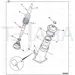 JCB Part No.# 459/10143, GA GEAR LEVER TURRET - JCB Spare Parts