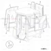 JCB Part No.# 827/80436, (W) HTD REAR SCREEN~WLS P120 - JCB Spare Parts