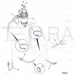 JCB Part No.# 649/52236, FUEL HOSE 1/4-3/8 1200mm - JCB Spare Parts
