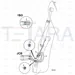 JCB Part No.# 629/30024, HOSE 1/2BSP 1565mm - JCB Spare Parts