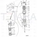 JCB Part No.# 819/00110, SHIM 0.9 MM THICK - JCB Spare Parts