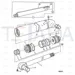 JCB Part No.# 594/14300, End/Cap Assy (594/00171) - JCB Spare Parts