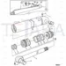 JCB Part No.# 594/14266, Kit-end cap Service - JCB Spare Parts