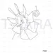 JCB Part No.# 331/47063, FAN SPACER 42.5mm - JCB Spare Parts